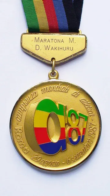 The Rome 1987 World Championships marathon gold medal